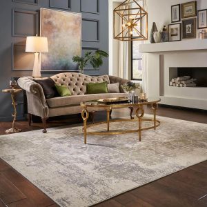 Area Rug in living room | BFC Flooring Design Centre