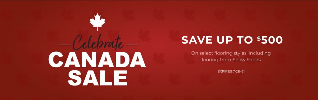 Celebrate Canada Sale | BFC Flooring Design Centre