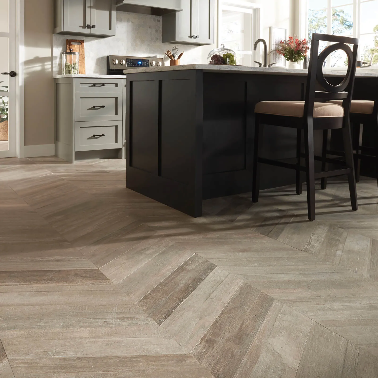 GleeChevron-CS63V-00700-Noce-6X20-wall-BocaHexPol-CS80M-00101-RM-H_1600x1600 (3) Kitchen Tile | BFC Flooring & Design Centre